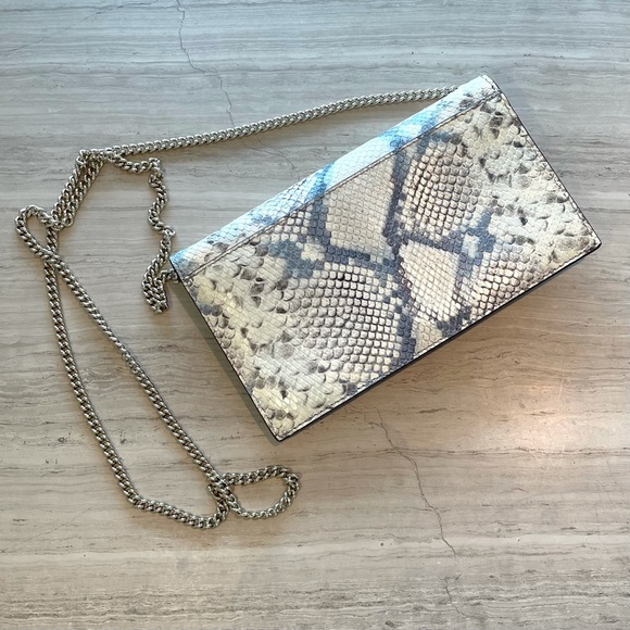 NEW  Kate Spade snake-embossed crossbody / clutch - Picture 6 of 12